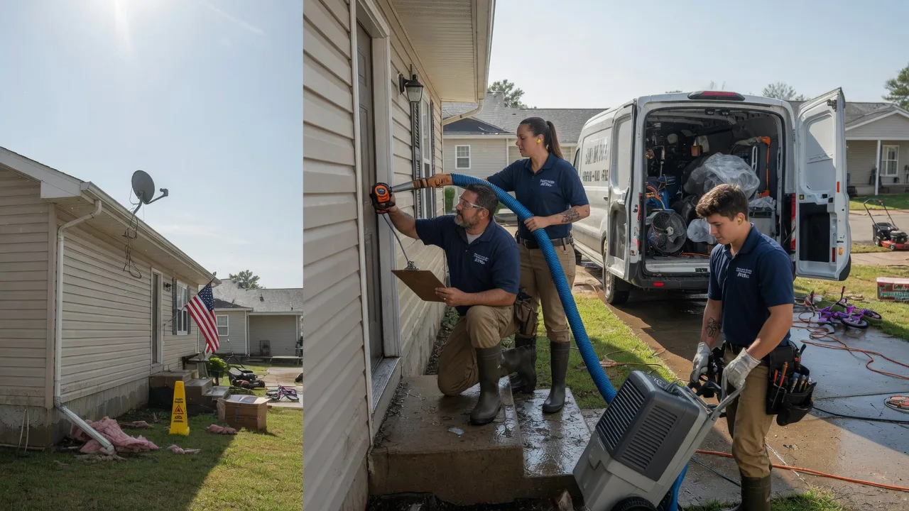Ceiling Water Damage Restoration in Williamsport, OH near me
